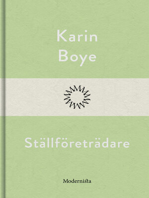 cover image of Ställföreträdare